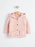 Pink Knitted Baby Cardigan (0mths-2yrs) - Size 50cm (First Size) - Pink