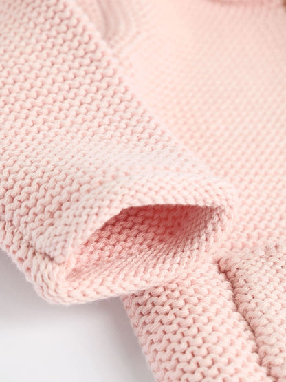 Pink Knitted Baby Cardigan (0mths-2yrs) - Size 50cm (First Size)