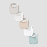 Juniors Bib with Snap Button Closure - Cotton - Set of 5-undefined-image-1