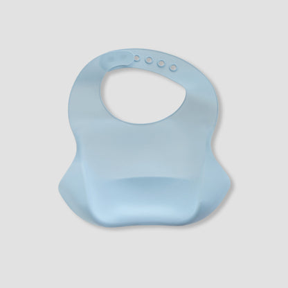 Juniors Assorted Silicone Bib with Button Closure - Set of 2