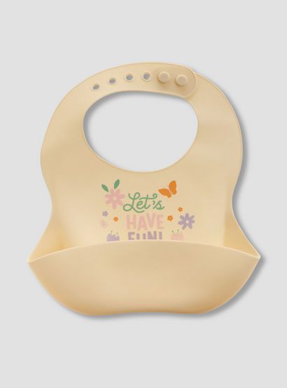Juniors Assorted Silicone Bib with Button Closure - Set of 2-baby-feeding-bibs-image-2