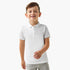 Juniors Solid Polo T-shirt with Short Sleeves - Grey / 1-2 yrs