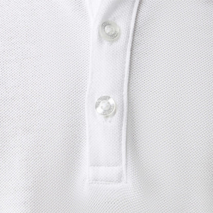 Juniors Solid Polo T-shirt with Short Sleeves