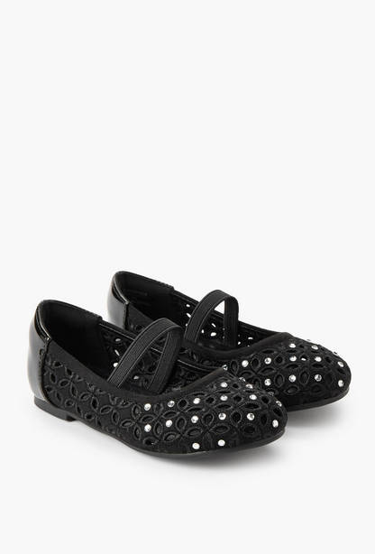 Juniors Girls Embellished Ballerina Shoes-undefined-image-1