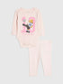 River Island Pink World Cup Bear Bodysuit & Legging Set