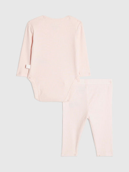 River Island Pink World Cup Bear Bodysuit &amp; Legging Set