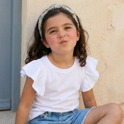Juniors Solid Top with Ruffle Sleeves - Set of 2