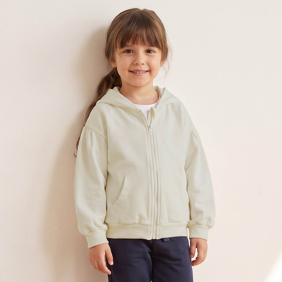 Juniors Hooded Sweatshirt with Long Sleeves
