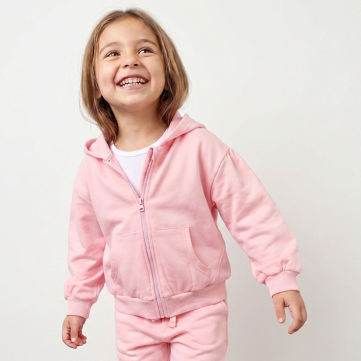 Juniors Hooded Sweatshirt with Long Sleeves