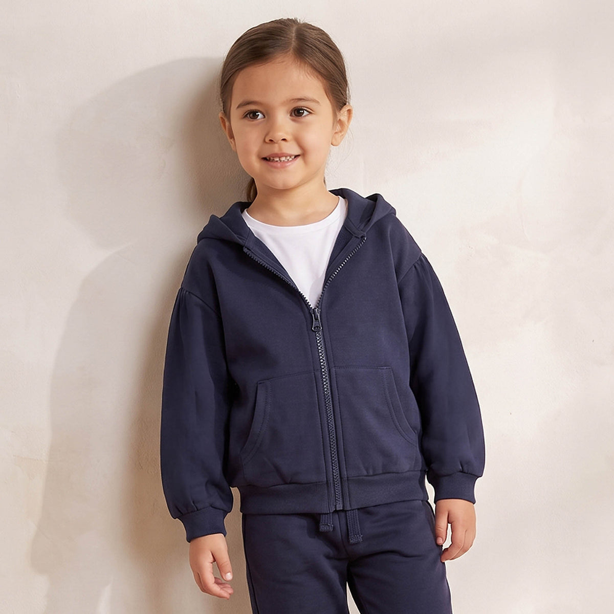 Juniors Hooded Sweatshirt with Long Sleeves