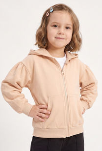 Juniors Hooded Sweatshirt with Long Sleeves-undefined-image-1