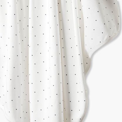 Juniors Heart Print Receiving Blanket