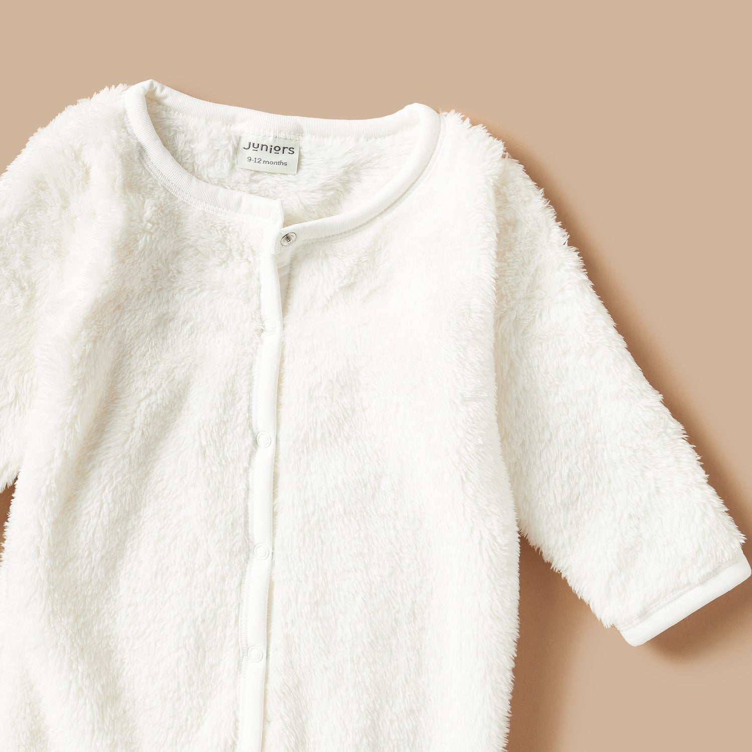 Juniors Textured Sleepsuit with Long Sleeves