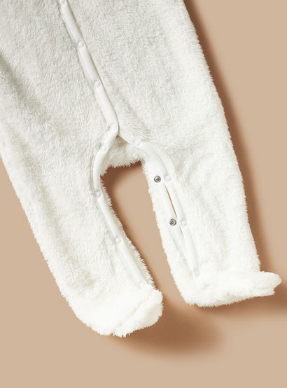 Juniors Textured Sleepsuit with Long Sleeves-baby-girls-clothing-nightwear-sleepsuits-image-4