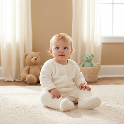 Juniors Textured Sleepsuit with Long Sleeves