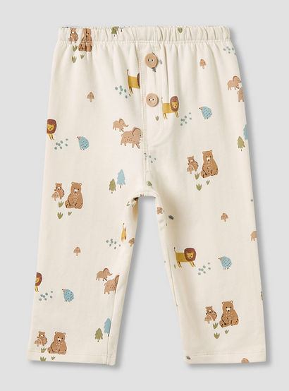 Juniors Pyjama Set with Elephant Print - Cotton - Long Sleeves - Crew Neck-baby-boys-clothing-nightwear-pyjamasets-image-3