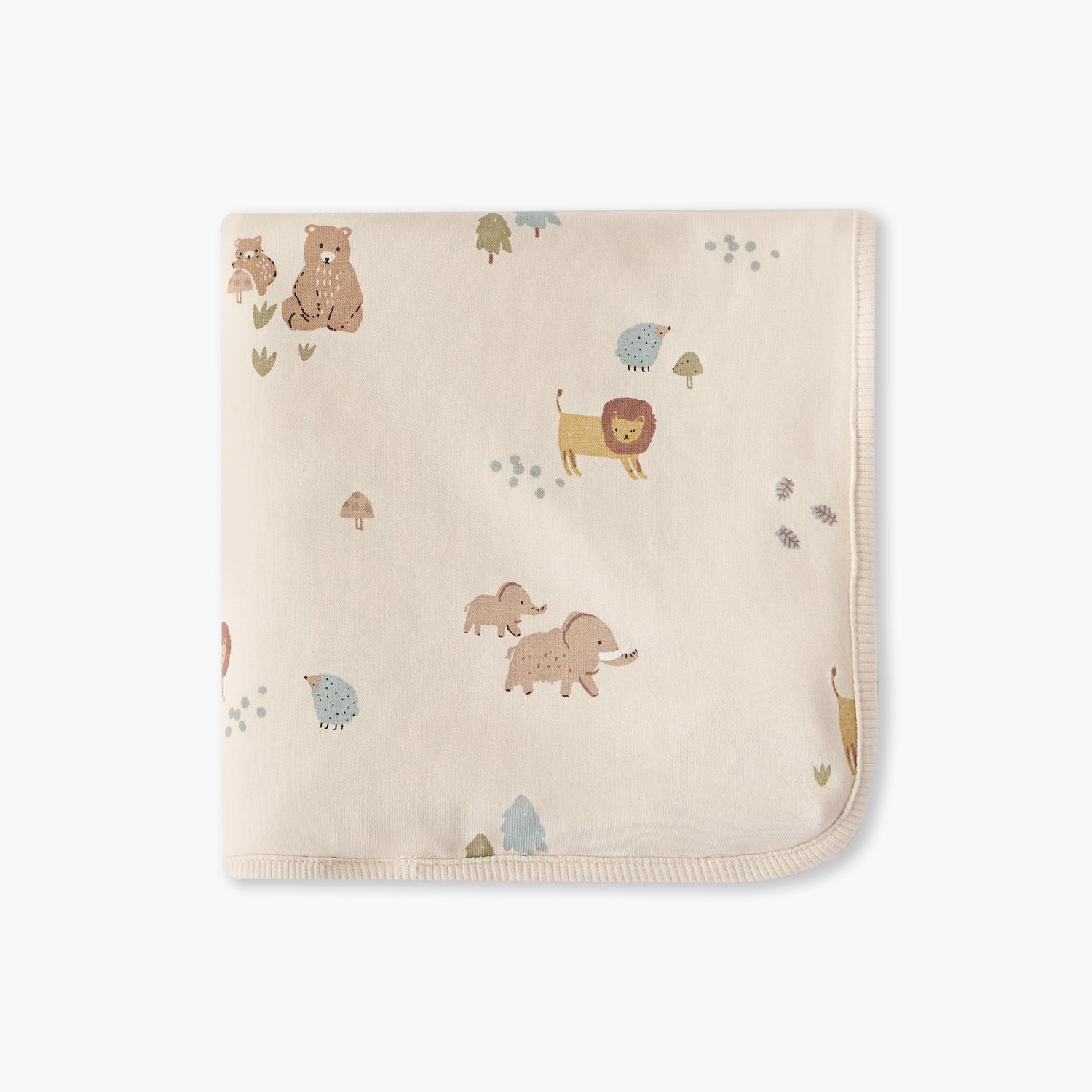 Juniors Receiving Blanket with Safari Print