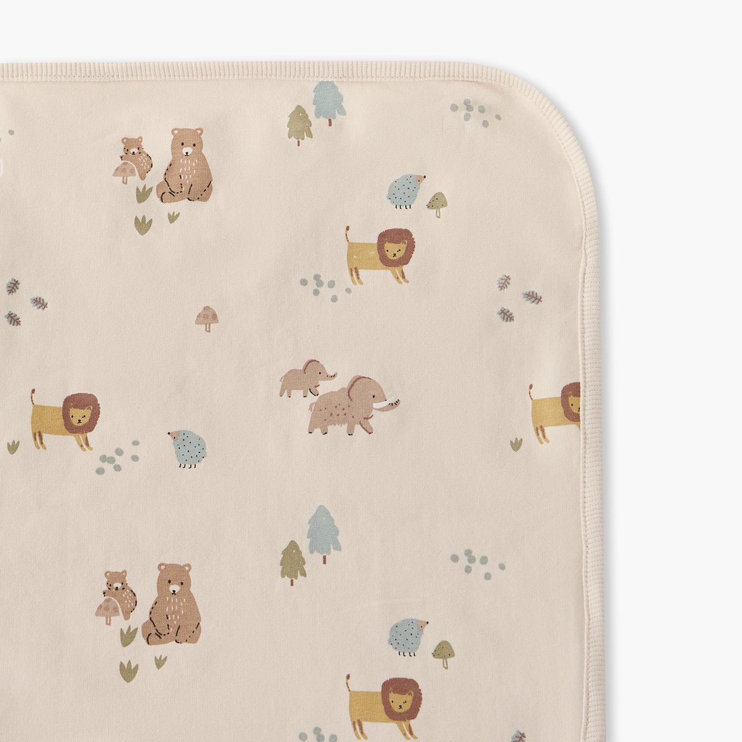 Juniors Receiving Blanket with Safari Print