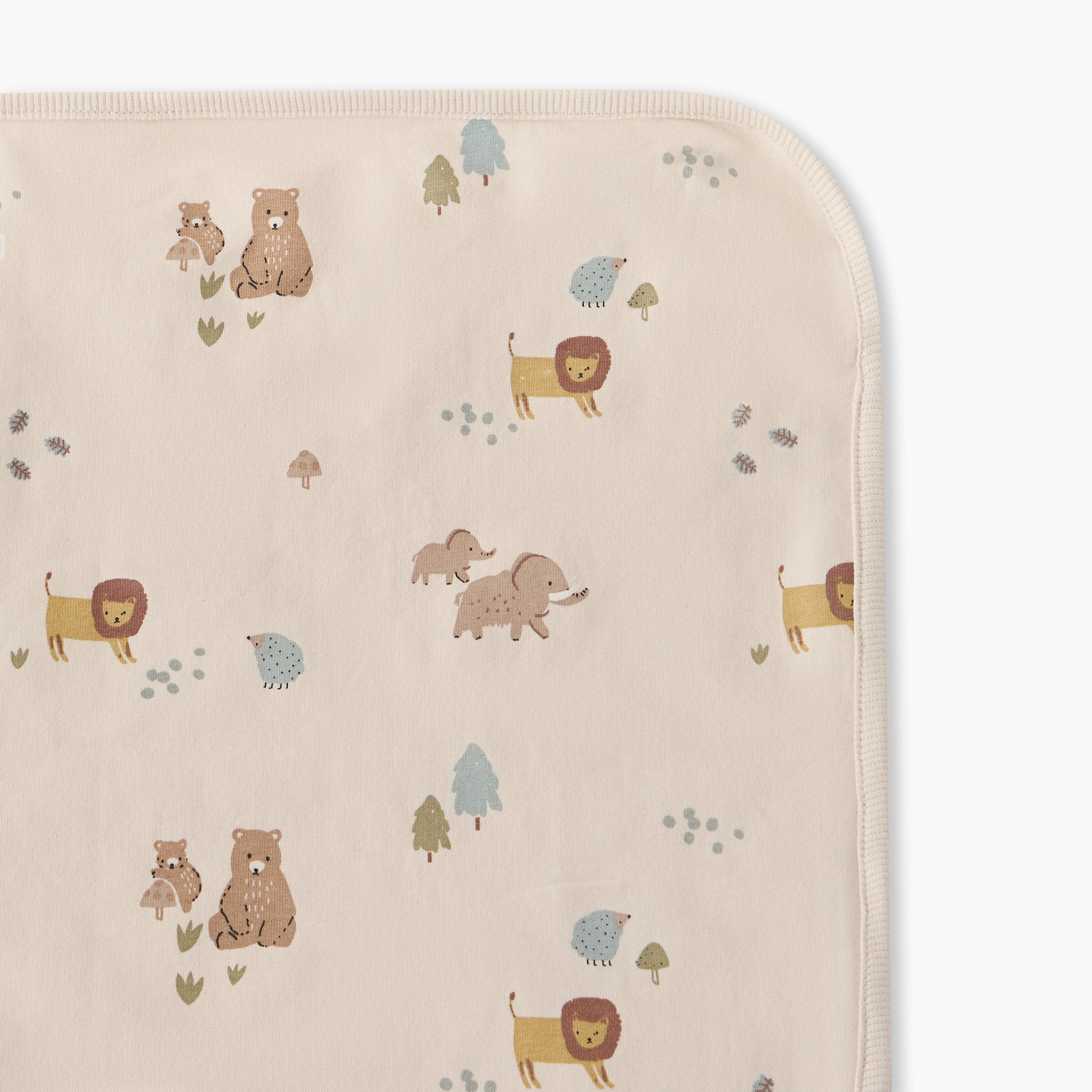 Juniors Receiving Blanket with Safari Print