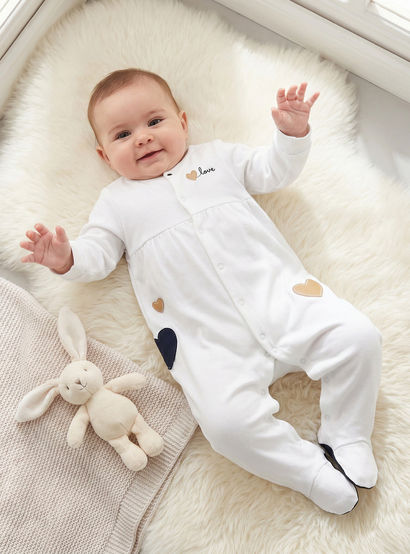 Juniors Cotton Round Neck Long Sleeves Sleepsuit with Snap Button Closure-baby-girls-clothing-nightwear-sleepsuits-image-1