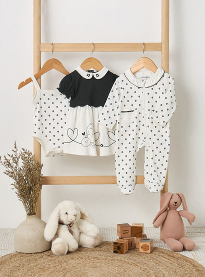 Juniors Cotton Square Neck Strappy Bodysuit with Floral Print-baby-girls-clothing-bodysuits-image-6