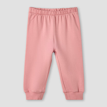 Juniors Bunny Embroidered T-shirt and Elasticated Pyjama Set