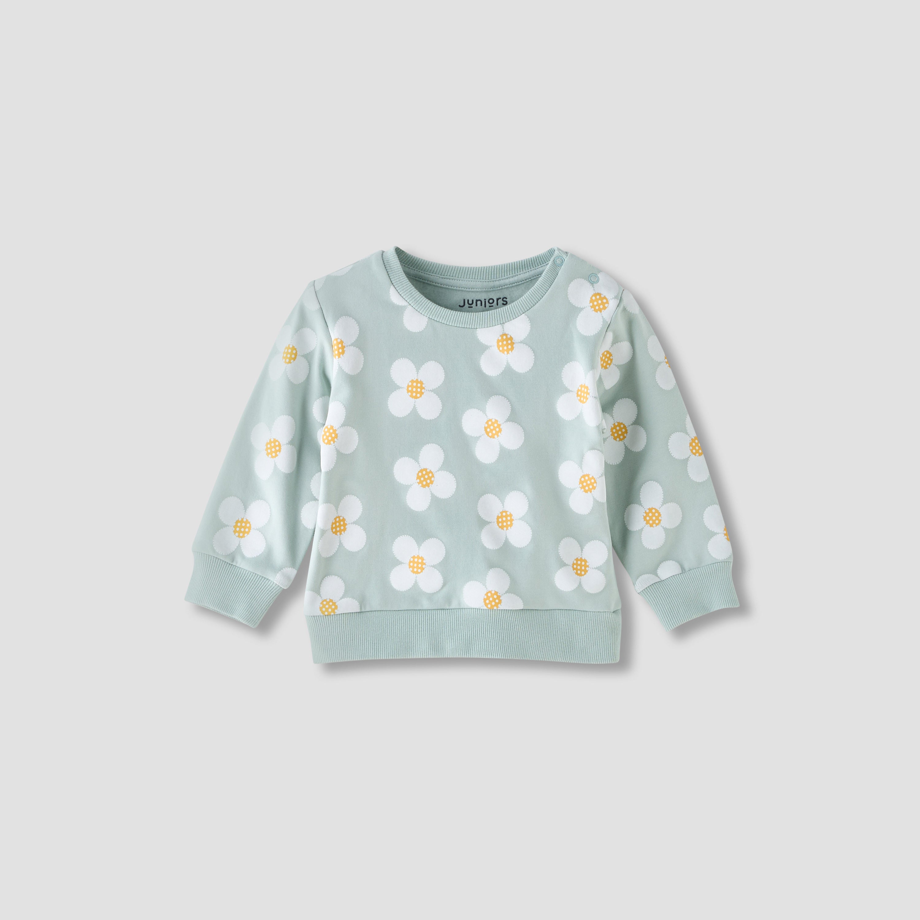 Juniors All-Over Floral Print Sweatshirt and Pyjama Set
