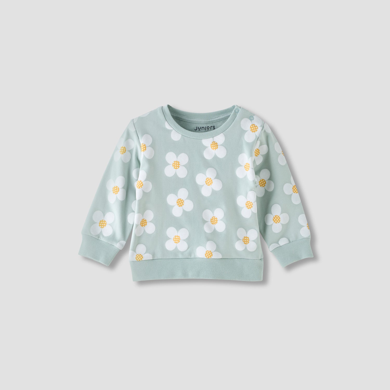 Juniors All-Over Floral Print Sweatshirt and Pyjama Set