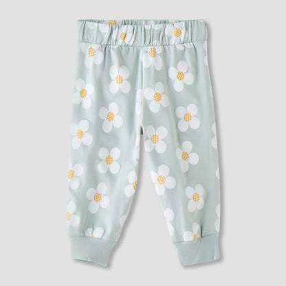 Juniors All-Over Floral Print Sweatshirt and Pyjama Set