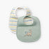 Pack of 2 Juniors Baby Bib with Assorted Print - Green