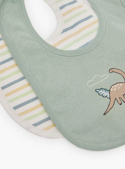 Pack of 2 Juniors Baby Bib with Assorted Print-baby-feeding-bibs-image-5