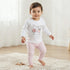 Juniors Cotton Round Neck Long Sleeves Pyjama Set with Ballerina Print - Multicolour / 12-18 mths