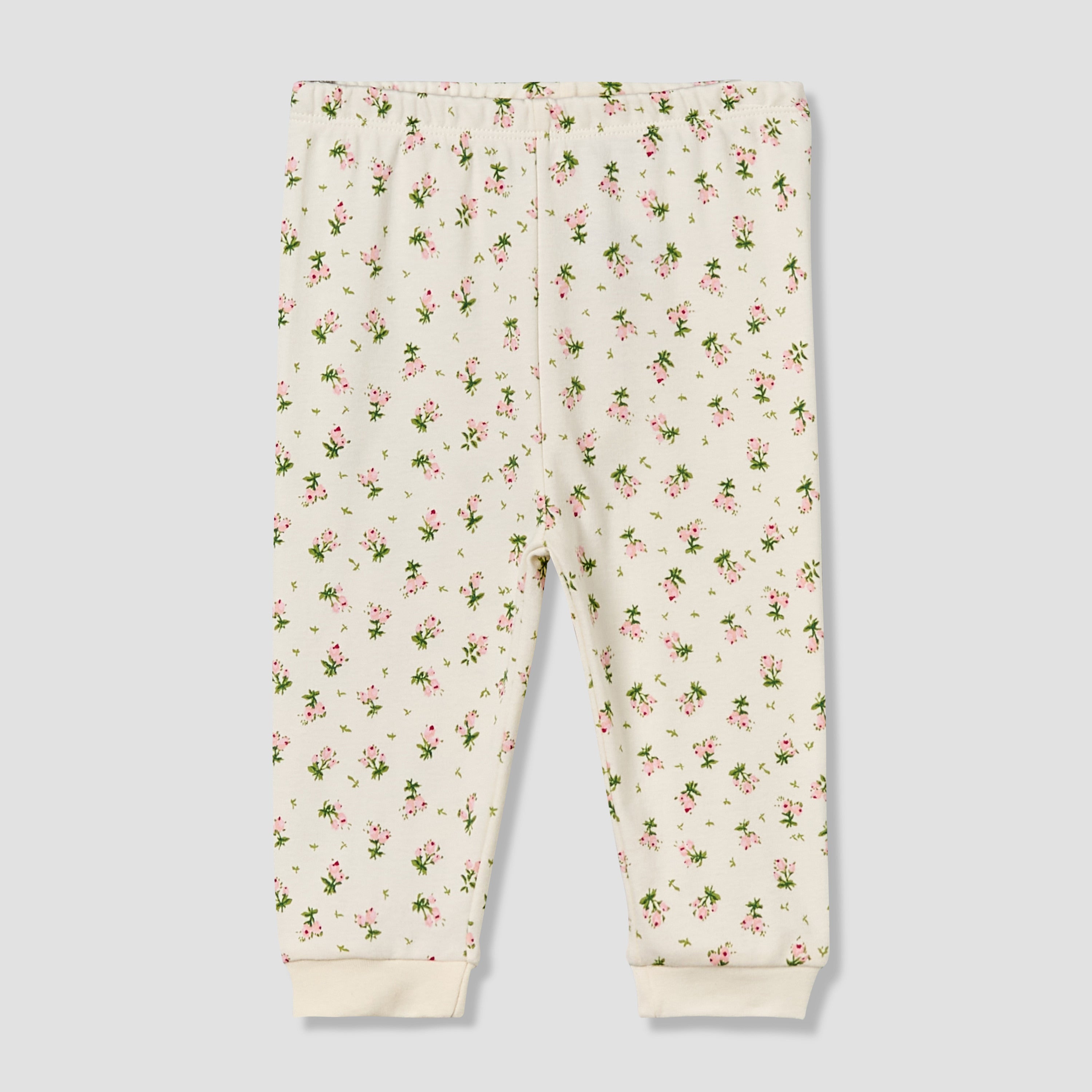 Juniors Pyjama Set with Safari Print - Cotton - Long Sleeves - Henley Neck