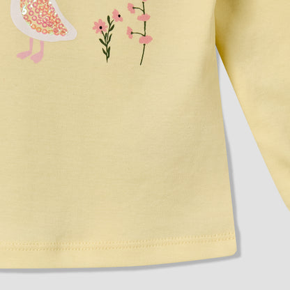 Juniors Pyjama Set with Safari Print - Cotton - Long Sleeves - Henley Neck