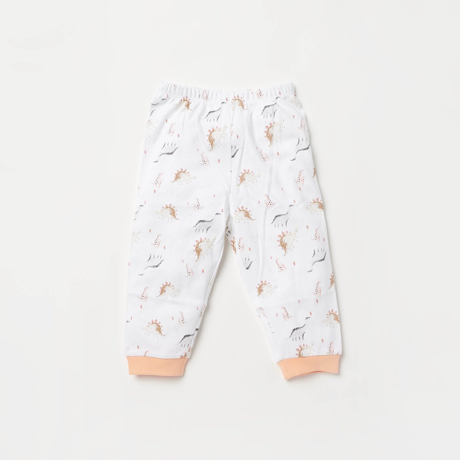 Juniors Dinosaur Print Long Sleeves T-shirt and Pyjama Set