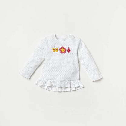 Juniors Printed Long Sleeves Top and Pyjama Set