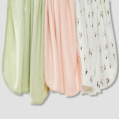 Juniors Assorted Receiving Blanket - Set of 3