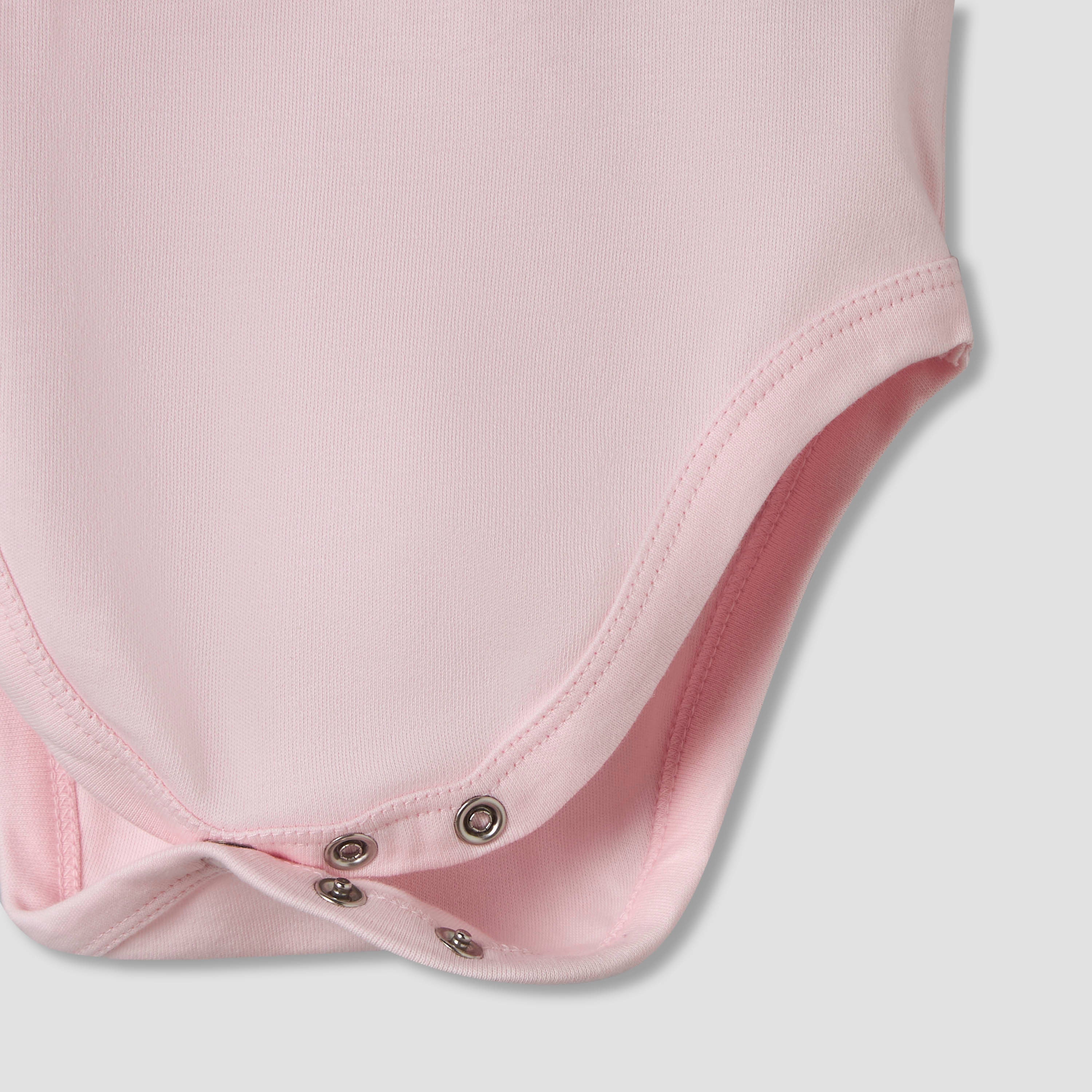 Pack of 7 Juniors Cotton Sleeveless Bodysuit with Floral Print