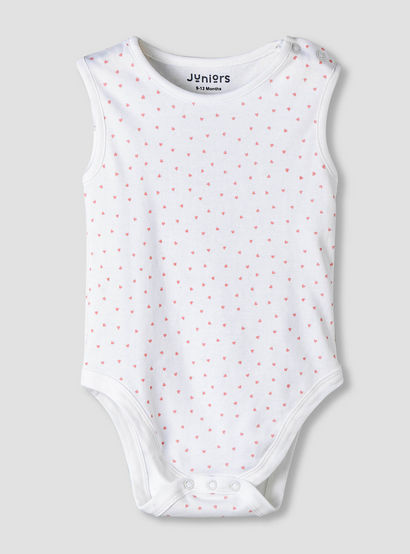 Pack of 7 Juniors Cotton Sleeveless Bodysuit with Floral Print-baby-girls-clothing-bodysuits-image-8