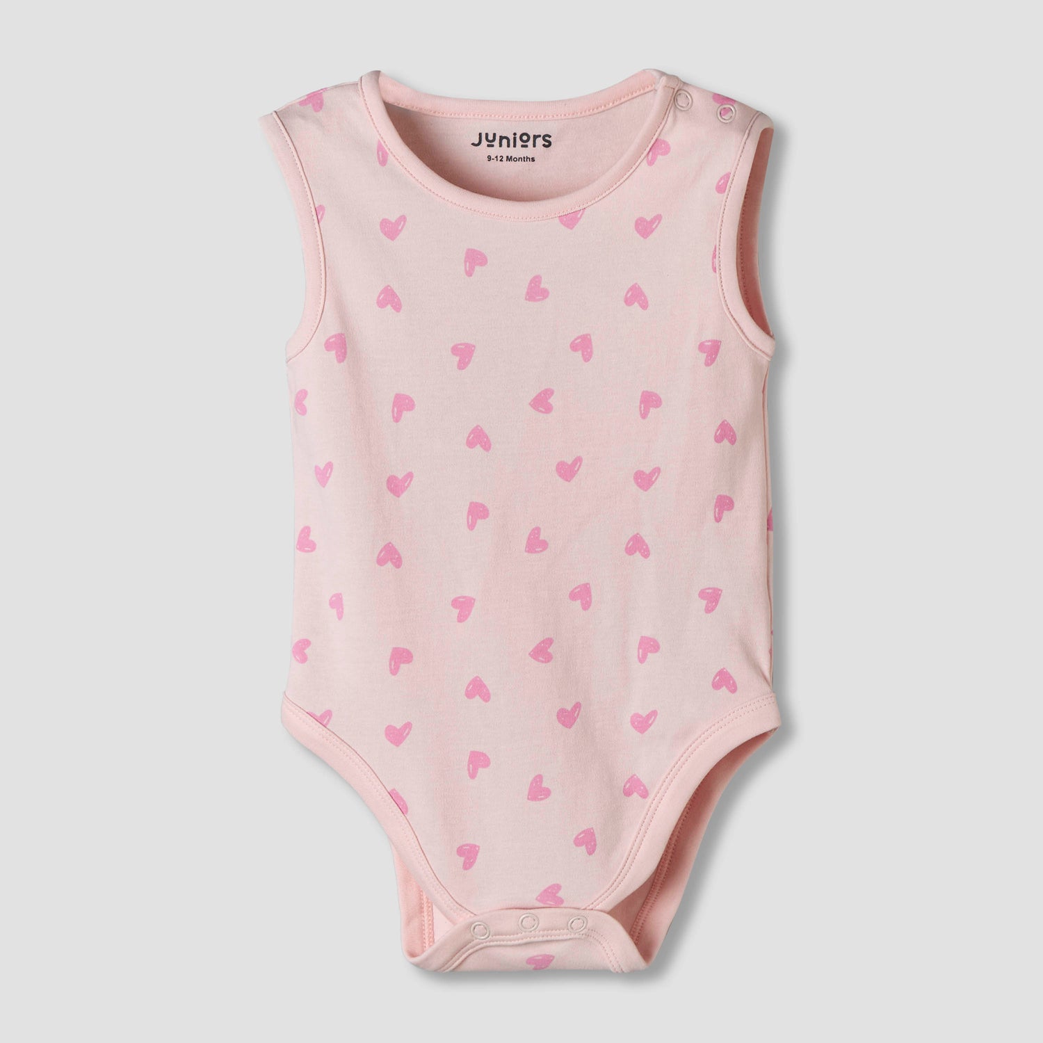 Pack of 7 Juniors Cotton Sleeveless Bodysuit with Unicorn Print