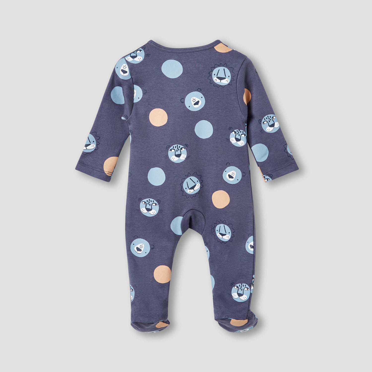 Juniors Printed Closed Feet Sleepsuit with Long Sleeves