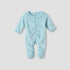 Juniors Faux Fur Textured Sleepsuit with Long Sleeves - Blue / 9-12 mths