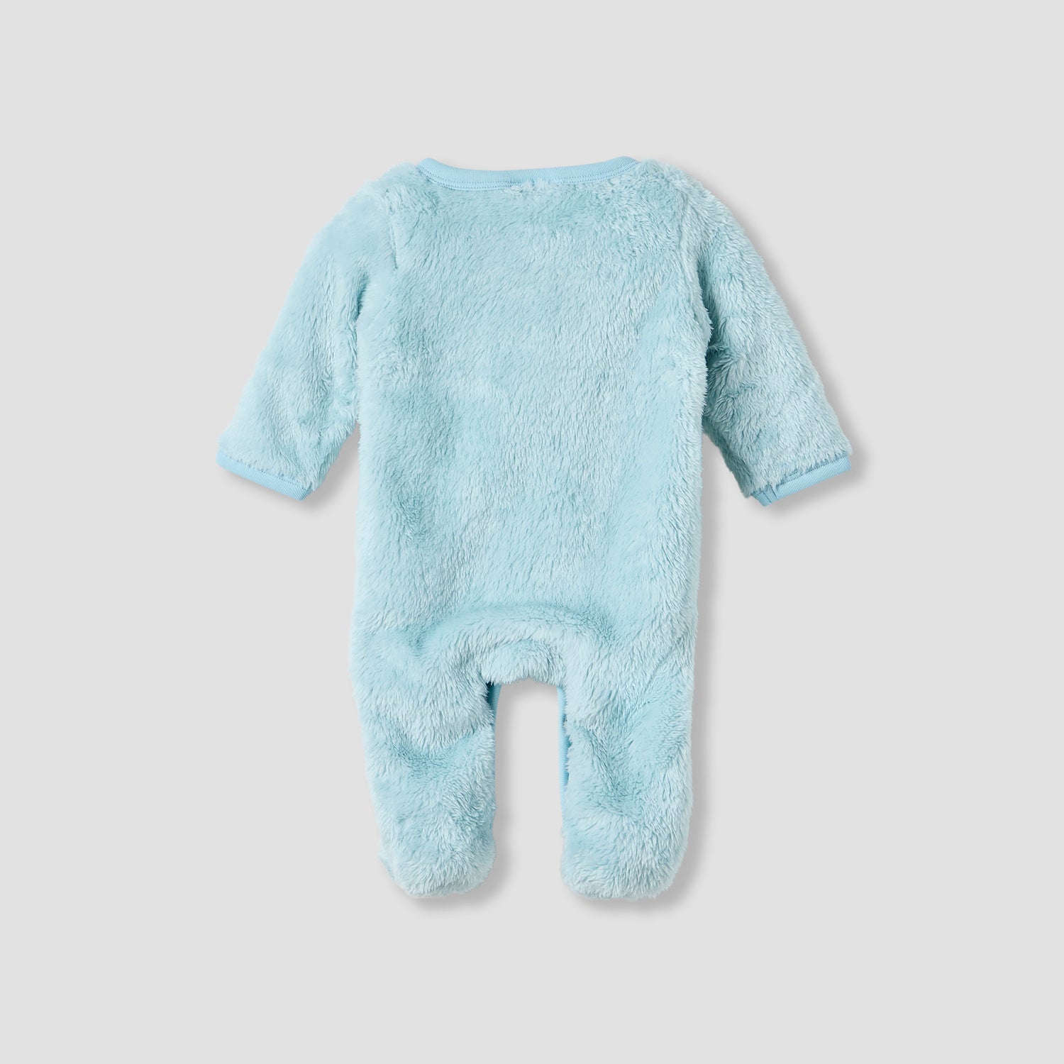 Juniors Faux Fur Textured Sleepsuit with Long Sleeves
