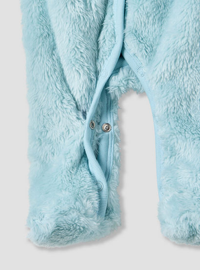 Juniors Faux Fur Textured Sleepsuit with Long Sleeves-baby-boys-clothing-nightwear-sleepsuits-image-4