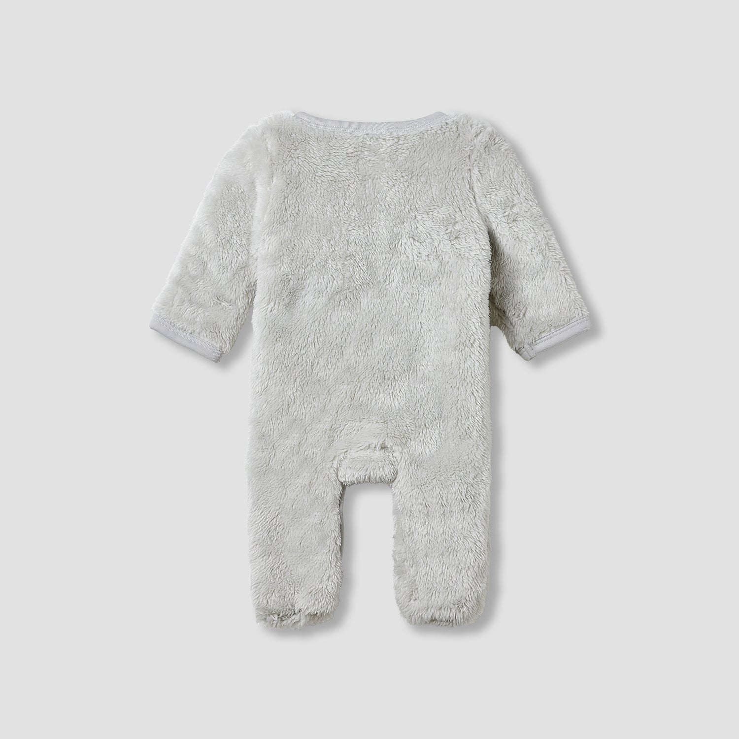 Juniors Crew Neck Sleepsuit with Faux Fur - Polyester - Long Sleeves