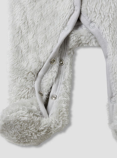 Juniors Crew Neck Sleepsuit with Faux Fur - Polyester - Long Sleeves-baby-boys-clothing-nightwear-sleepsuits-image-4