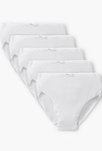 Juniors Solid 5-Piece Brief Set-undefined-image-1