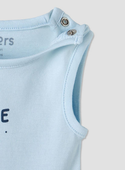 Pack of 3 Juniors Crew Neck Sleeveless Bodysuit with Cute Print-baby-boys-clothing-bodysuits-image-7