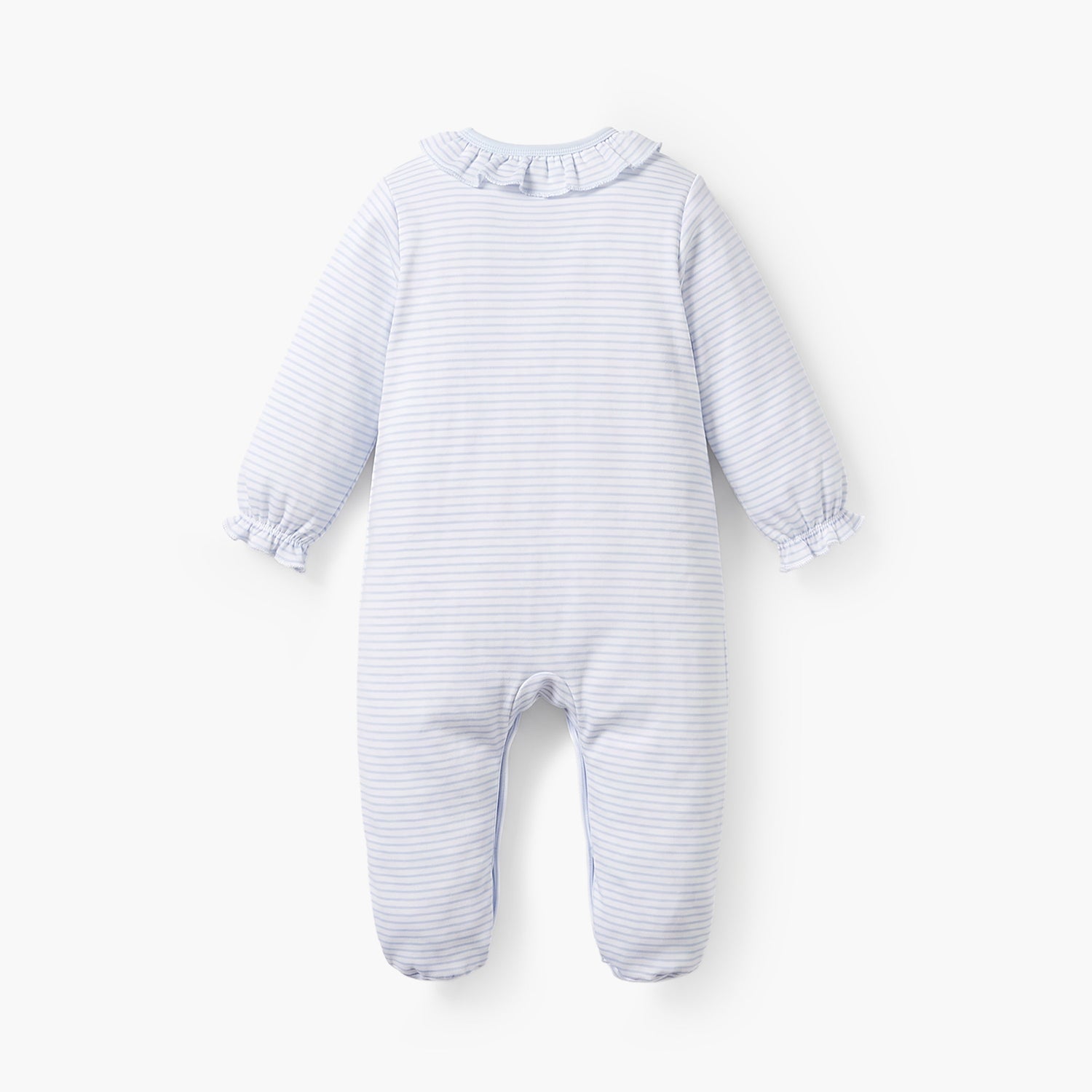 Juniors Cotton Crew Neck Long Sleeves Sleepsuit with Aquatic Print
