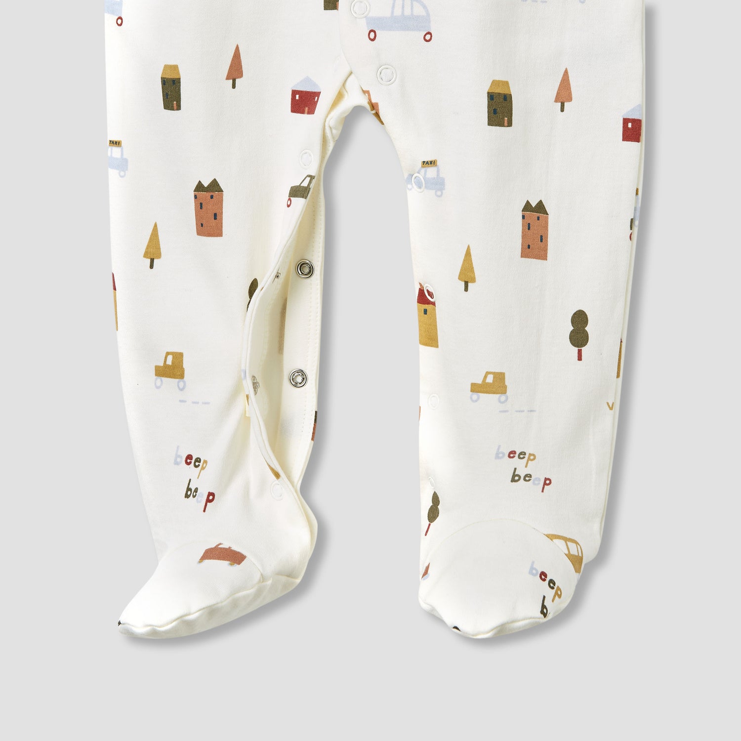 Juniors Printed Sleepsuit with Long Sleeves